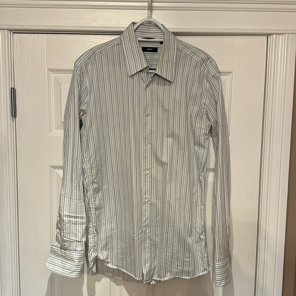 Hugo Boss Mens Dress Shirt Size 41 - Picture 1 of 4